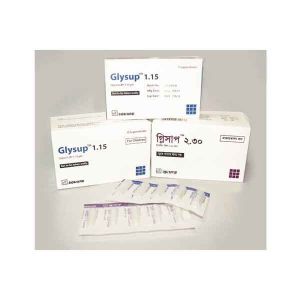 GLYSUP 1.15gm Suppository